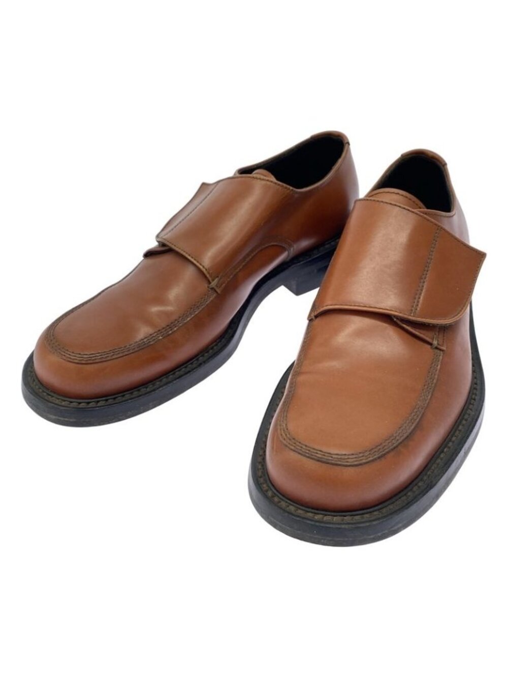 Prada Leather Loafer Shoes Brown - Picture 1 of 10